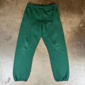 Vintage 90s made in USA Russell Athletic green sweatpants Men's Size Small